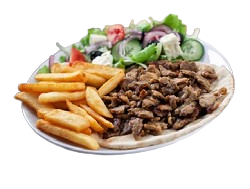 Pork Gyros Meat With Chips 