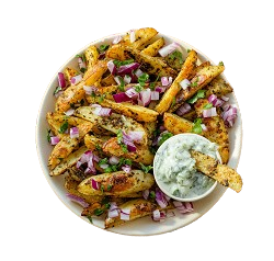 Vegetarian Loaded Fries 